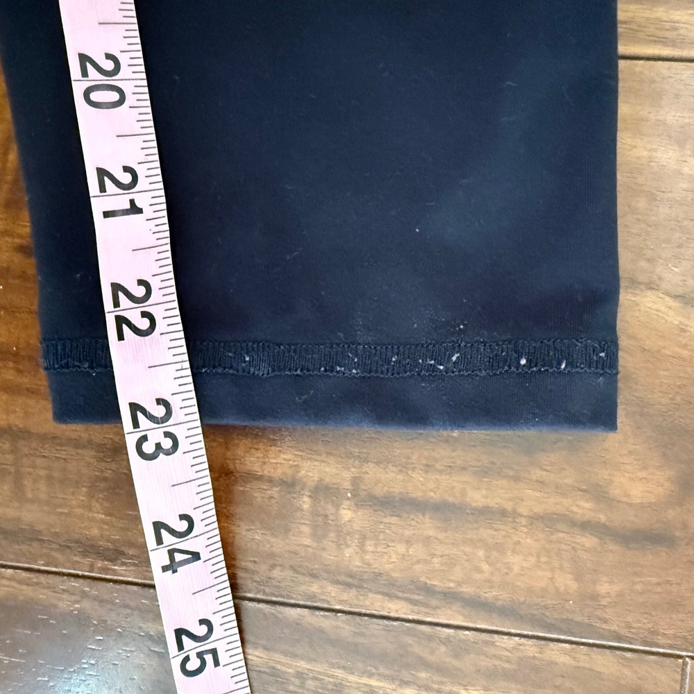 Zobha Womens High Waisted Activewear Leggings Size XL Black Yoga Pants 23in - Picture 8 of 8